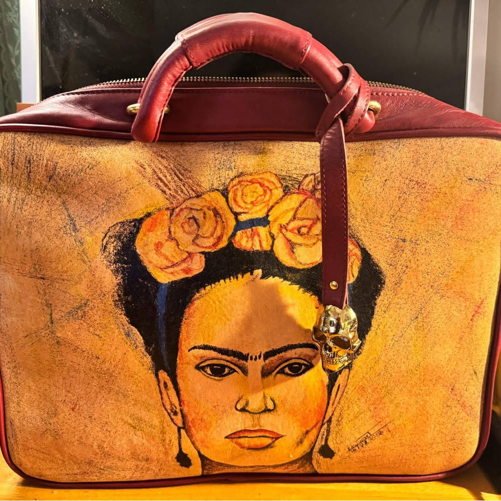 One of a kind Frida Kahlo bag (Prison Art)